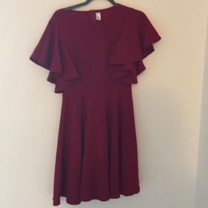 Burgundy Dress